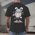 Baseball Drip Ice Cream Apparel Youth Boy Easter Day Men's Back Print T-Shirt