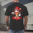 Baseball Drip Ice Cream Apparel Youth Boys Valentines Men's Back Print T-Shirt