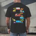 Baseball Ice Cream Drip Vehicles Youth Baseball Drip Men's Back Print T-Shirt Baseball Ice Cream Drip Vehicles Youth Baseball Drip Men's Back Print T-Shirt
