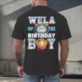 Baseball Ice Cream Drip Wela Of The Birthday Boy Men's Back Print T-Shirt Baseball Ice Cream Drip Wela Of The Birthday Boy Men's Back Print T-Shirt