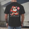 Baseball Santa 67 Baseball Christmas Pajamas Xmas Men Boy 67 Men's Back Print T-Shirt Baseball Santa 67 Baseball Christmas Pajamas Xmas Men Boy 67 Men's Back Print T-Shirt
