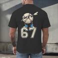 Boys Kids 67 Six Seven Sunglasses Dabbing Baseball Lover Men's Back Print T-Shirt