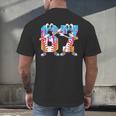 Dabbing Baseball Ice Cream Drip Number 67 Birthday Party Men's Back Print T-Shirt Dabbing Baseball Ice Cream Drip Number 67 Birthday Party Men's Back Print T-Shirt