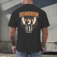 Football Referee Touchdown Baseball Homerun Goose Men's Back Print T-Shirt