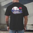 Grammy Rookie Of Year 1st Birthday Baseball Theme Matching Men's Back Print T-Shirt Grammy Rookie Of Year 1st Birthday Baseball Theme Matching Men's Back Print T-Shirt
