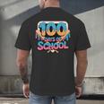 Happy 100 Days Of School Baseball Drip For Kids Teachers Men's Back Print T-Shirt Happy 100 Days Of School Baseball Drip For Kids Teachers Men's Back Print T-Shirt