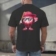 Ice Cream Drip Baseball Valentine's Day Spots Baseball Drip Men's Back Print T-Shirt