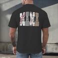 Mama Baseball Season Happy Game Day Trendy Sports Mom Men's Back Print T-Shirt Mama Baseball Season Happy Game Day Trendy Sports Mom Men's Back Print T-Shirt