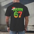 Mason 67 Christmas Ice Cream Drip Meme Six Seven Baseball Men's Back Print T-Shirt Mason 67 Christmas Ice Cream Drip Meme Six Seven Baseball Men's Back Print T-Shirt
