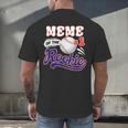 Meme Rookie Of Year 1st Birthday Baseball Theme Matching Men's Back Print T-Shirt