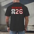 Senior Night Class Of 2026 Baseball Seniors Matching Team Men's Back Print T-Shirt