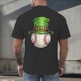 St Patricks Day Baseball Player Leprechaun Hat Men Boys Kids Men's Back Print T-Shirt St Patricks Day Baseball Player Leprechaun Hat Men Boys Kids Men's Back Print T-Shirt
