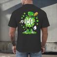 St Patricks Day Shamrock Baseball Drip Icecream Irish Boys Men's Back Print T-Shirt St Patricks Day Shamrock Baseball Drip Icecream Irish Boys Men's Back Print T-Shirt