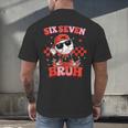 Valentines Day Baseball Six Seven 67 Meme Heart Baseball Dab Men's Back Print T-Shirt Valentines Day Baseball Six Seven 67 Meme Heart Baseball Dab Men's Back Print T-Shirt
