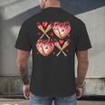 Valentines Day Drip Heart Baseball XOXO Boys Kids Men Sport Men's Back Print T-Shirt Valentines Day Drip Heart Baseball XOXO Boys Kids Men Sport Men's Back Print T-Shirt