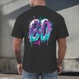 Vintage Baseball 60 Number Men's Back Print T-Shirt Vintage Baseball 60 Number Men's Back Print T-Shirt