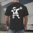 Vintage Dabbing Santa Christmas Baseball Xmas Costume Men's Back Print T-Shirt Vintage Dabbing Santa Christmas Baseball Xmas Costume Men's Back Print T-Shirt