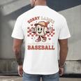 Boys & Women Men Baseball Valentine With Hearts Sporty Love Men's Back Print T-Shirt Boys & Women Men Baseball Valentine With Hearts Sporty Love Men's Back Print T-Shirt