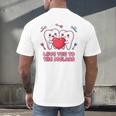 Cute Dentist Valentine Love You To The Molars Teeth Pun Raglan Baseball Tee Men's Back Print T-Shirt Cute Dentist Valentine Love You To The Molars Teeth Pun Raglan Baseball Tee Men's Back Print T-Shirt