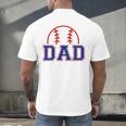 Dad Of Rookie 1st Birthday Baseball Boy Family Matching Men's Back Print T-Shirt Dad Of Rookie 1st Birthday Baseball Boy Family Matching Men's Back Print T-Shirt