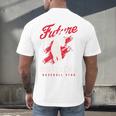 Future Matlacha Baseball Star Baseball Player Sports Theme Premium Tri-Blend Men's Back Print T-Shirt