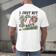 Kids I Just Hit 100 Days Boys 100 Days Of School Baseball Kids Men's Back Print T-Shirt Kids I Just Hit 100 Days Boys 100 Days Of School Baseball Kids Men's Back Print T-Shirt