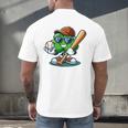 Shamrock Baseball St Patrick's Day Kids Boys Toddlers Premium Tri-Blend Men's Back Print T-Shirt Shamrock Baseball St Patrick's Day Kids Boys Toddlers Premium Tri-Blend Men's Back Print T-Shirt
