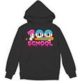 100 Days Of School Baseball Ice Cream Drip For Teacher Kid Unisex Hoodie