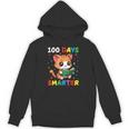 100 Days Smarter Happy Cute Cat Reading A Book Unisex Hoodie