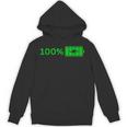 100バッテリー – 100バッテリー I おもしろい 高エネルギーパーセント パーカー