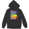 All Placeshould Beafepaces ゲイプライド 同盟国 Lgbtq Month パーカー