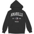 Amarillo Texas Tx ビンテージ州旗スポーツデザイン パーカー