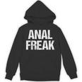 Anal Freak 面白い言葉 皮肉 かわいい クール アナルノベルティ パーカー