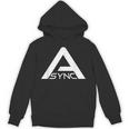 Async Backroom Pixels Research パーカー