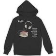 Audiobook Enthusiasts Headphones Book Club Bookworm Unisex Hoodie