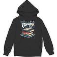 Bookmarks Are For Quitters Reading Quote Book Lover Unisex Hoodie