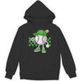Boys St Patricks Day Baseball Player Pitcher Coach Kids Unisex Hoodie