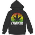 Cannabis ヴィンテージ 麻葉 レトロ マリファナ パーカー