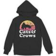 Cats And Crows メンズ レディース ボーイズ ガールズ カラス パーカー