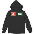 Cool 456 Code Number Illustration Novelty Graphic s パーカー