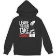Leave The Gun Take The Cannoli メンズ レディース イタリア国旗 パーカー
