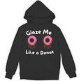 Glaze Me Like A Donut assy Dirty Jokes About Doonut。 パーカー