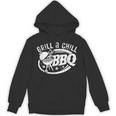 Grill And Chill おもしろbbqバーベキューシェフ 肉料理人 パーカー