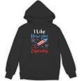 I Likehe Explodes Fireworks 4Th Of July カップル パーカー
