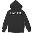 Live Fit フィットネス愛好家へのギフトに最適 パーカー