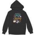 Living The Library Life Lover Sayings Books Librarian Unisex Hoodie