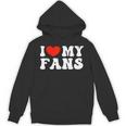 I Love My Fans パーカー