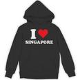 I Loveingapore Heart シンガポールギフト パーカー