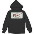 Pono ヴィンテージ ハワイ ナンバープレート パーカー