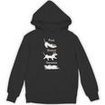 Posetretchavasanaジャック・ラッセル・テリア犬 長袖tシャツ パーカー